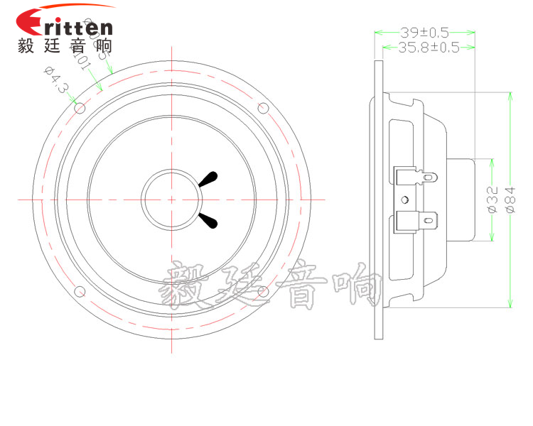 4寸全频内磁10W蓝牙音响喇叭成品图-Model.png