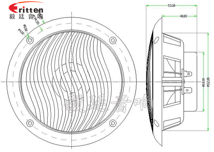 5寸圆形全频PP盆12W船用喇叭成品图-Model.png